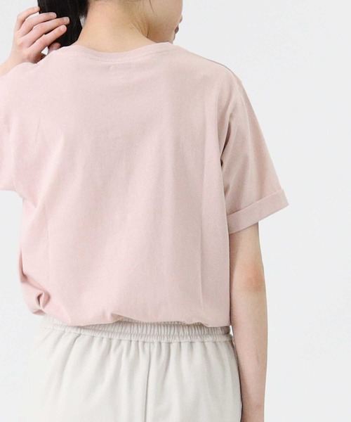 Lee（リー）の「【Lee】ミニロゴTシャツ（Tシャツ/カットソー・レディース・ベージュ/ホワイト/ピンク・M/L）」の16枚目の写真