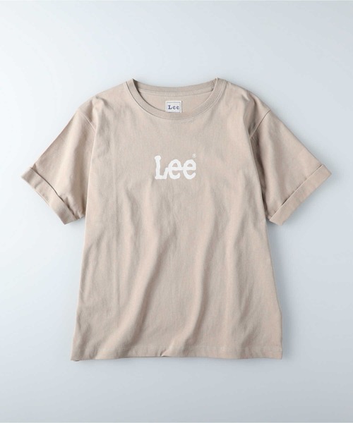 Lee（リー）の「【Lee】ミニロゴTシャツ（Tシャツ/カットソー・レディース・ベージュ/ホワイト/ピンク・M/L）」の19枚目の写真