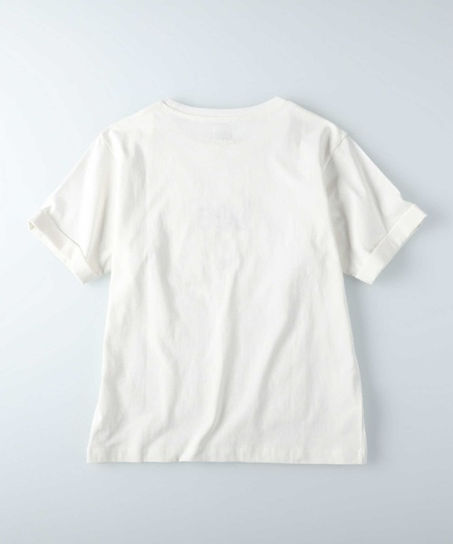 Lee（リー）の「【Lee】ミニロゴTシャツ（Tシャツ/カットソー・レディース・ベージュ/ホワイト/ピンク・M/L）」の21枚目の写真