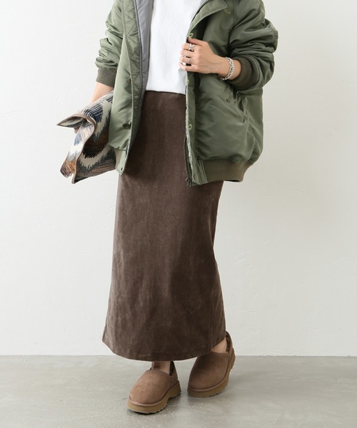 JOURNAL STANDARD(ジャーナルスタンダード)の「ニットコールスカート◆(スカート・レディース・ブラック/ベージュ/グレー・38/36)」の3枚目の写真