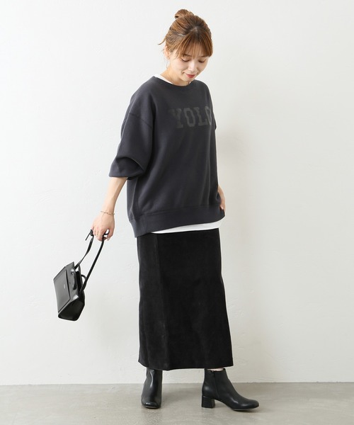 JOURNAL STANDARD(ジャーナルスタンダード)の「ニットコールスカート◆(スカート・レディース・ブラック/ベージュ/グレー・38/36)」の5枚目の写真