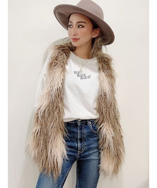 GYDA（ジェイダ）の「エコファーベスト（ベスト・レディース・ベージュ/その他/その他2・FREE）」の21枚目の写真