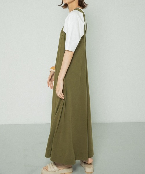 KBF（ケイビーエフ）の「ロングカットワンピース（ワンピース・レディース・ブラック/アイボリー/カーキ・ONE）」の12枚目の写真