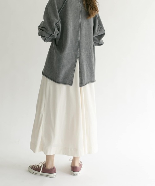 KBF（ケイビーエフ）の「ロングカットワンピース（ワンピース・レディース・ブラック/アイボリー/カーキ・ONE）」の17枚目の写真