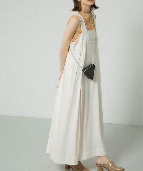 KBF（ケイビーエフ）の「ロングカットワンピース（ワンピース・レディース・ブラック/アイボリー/カーキ・ONE）」の19枚目の写真