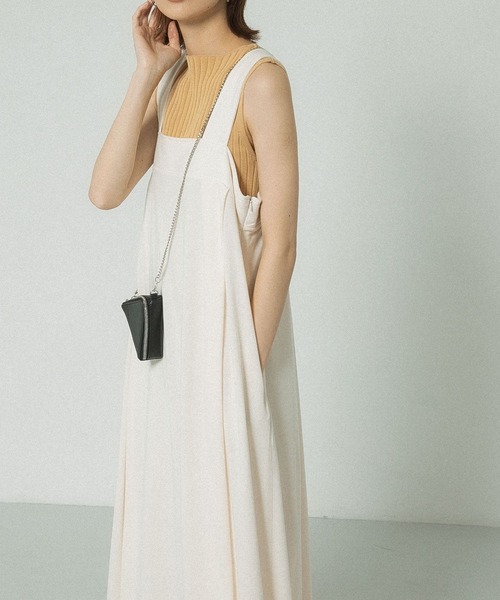 KBF（ケイビーエフ）の「ロングカットワンピース（ワンピース・レディース・ブラック/アイボリー/カーキ・ONE）」の20枚目の写真
