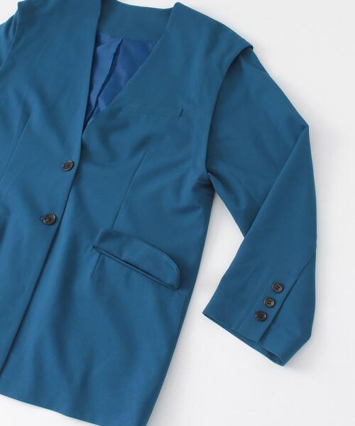 セール】2WAYノーカラージャケット（ノーカラージャケット）｜KBF