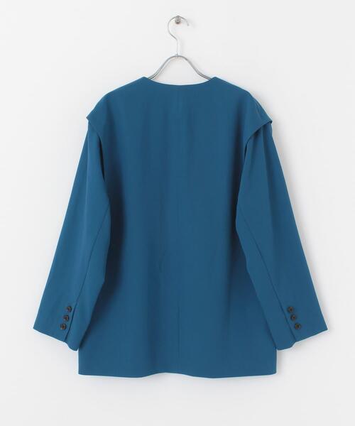 セール】2WAYノーカラージャケット（ノーカラージャケット）｜KBF