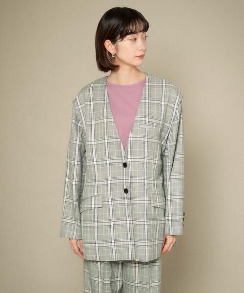 セール】2WAYノーカラージャケット（ノーカラージャケット）｜KBF