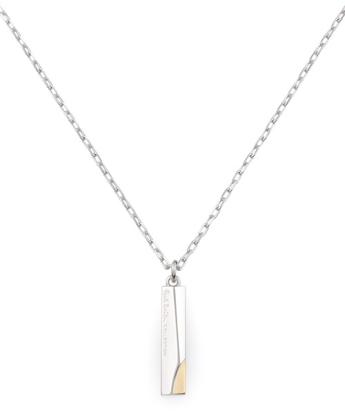 Paul Smith COLLECTION（ポールスミスコレクション）の「カーブデザイン ネックレス / 554801 210（ネックレス・メンズ・シルバー・FREE）」の2枚目の写真