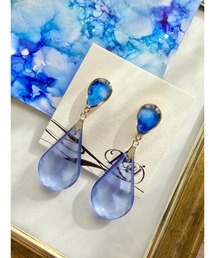 【零-Rei-】瞬きシリーズ 大ぶりクリスタルドロップピアス(MA)