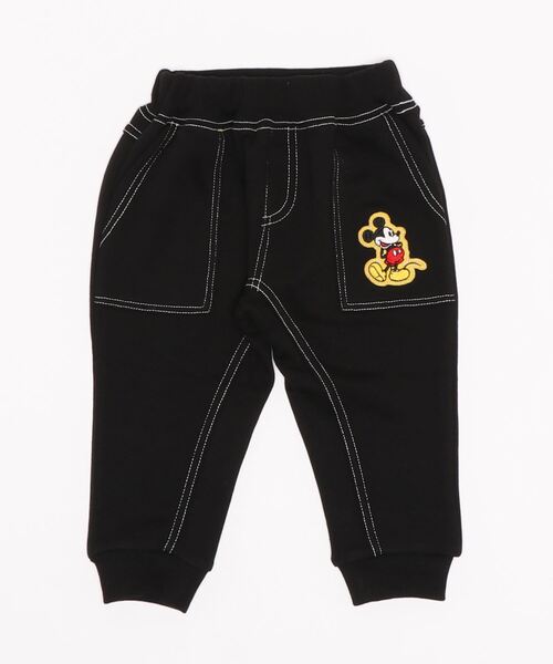 BABYDOLL（ベビードール）の「ディズニー テーパード ロングパンツ 5708K ベビードール BABYDOLL ベビー キッズ 男の子 女の子 DISNEY★Collection（スウェットパンツ・キッズ・ブラック/グレー・120cm/150cm/100cm/80ｃｍ/140cm/130cm/110cm/90cm）」の4枚目の写真