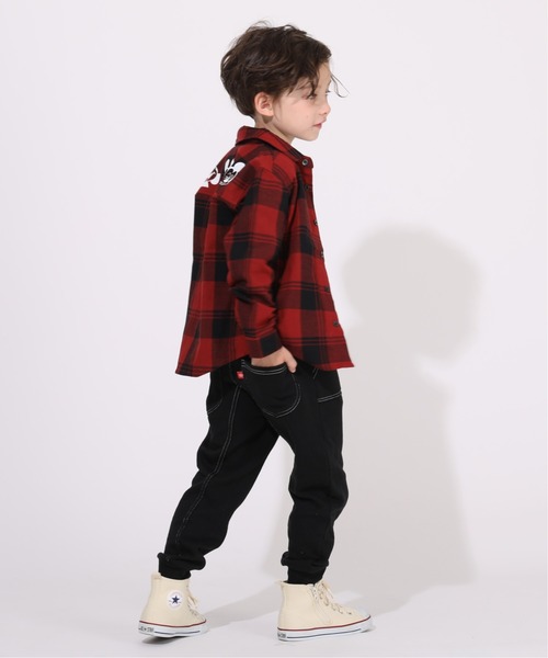 BABYDOLL（ベビードール）の「ディズニー テーパード ロングパンツ 5708K ベビードール BABYDOLL ベビー キッズ 男の子 女の子 DISNEY★Collection（スウェットパンツ・キッズ・ブラック/グレー・120cm/150cm/100cm/80ｃｍ/140cm/130cm/110cm/90cm）」の6枚目の写真