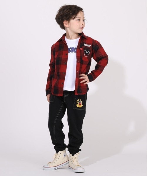 BABYDOLL（ベビードール）の「ディズニー テーパード ロングパンツ 5708K ベビードール BABYDOLL ベビー キッズ 男の子 女の子 DISNEY★Collection（スウェットパンツ・キッズ・ブラック/グレー・120cm/150cm/100cm/80ｃｍ/140cm/130cm/110cm/90cm）」の5枚目の写真