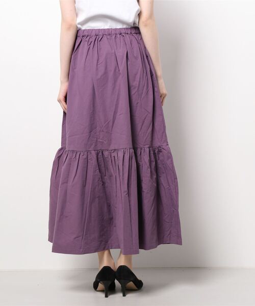 ehka sopo（エヘカソポ）の「タイプライターティアードスカート（スカート・レディース・ブラック/パープル/グレー・ﾌﾘ-）」の4枚目の写真