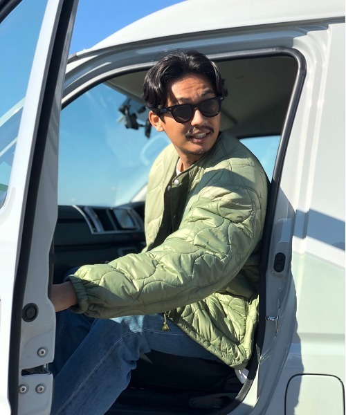 MAGIC NUMBER(マジック ナンバー)の「【MAGIC NUMBER】REVERSIBLE MA-COACH JK(ノーカラージャケット・メンズ・ブラック/オリーブ・MEDIUM/LARGE/X-LARGE)」の13枚目の写真