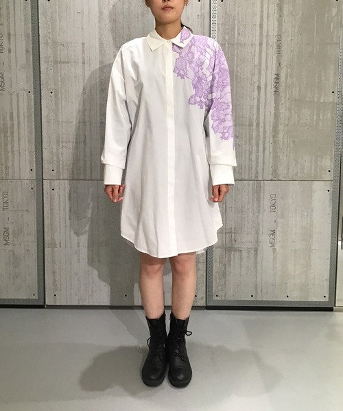 MSGM ・エムエスジーエム・シャツワンピース