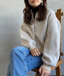 [THE SHINZONE/ザ シンゾーン] フリースケープリンカーディガン