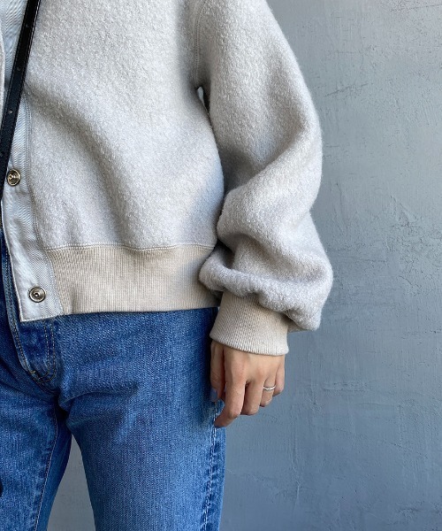 THE SHINZONE（ザ　シンゾーン）の「[THE SHINZONE/ザ シンゾーン] フリースケープリンカーディガン（カーディガン/ボレロ・レディース・ブラック/イエロー/アイボリー・F）」の21枚目の写真