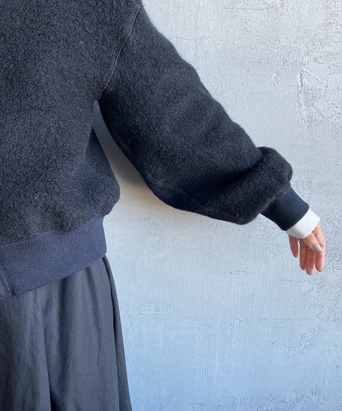 THE SHINZONE（ザ　シンゾーン）の「[THE SHINZONE/ザ シンゾーン] フリースケープリンカーディガン（カーディガン/ボレロ・レディース・ブラック/イエロー/アイボリー・F）」の6枚目の写真