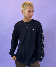 NEW ERA/ニューエラ ルーズシルエット スリーブロゴロンT 12855357