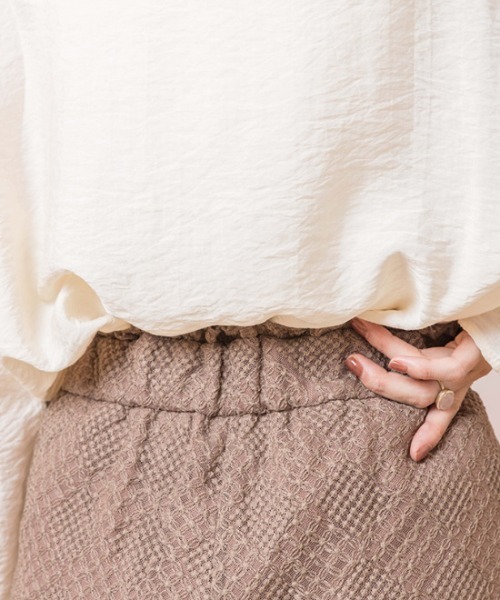 flower(フラワー)の「グレイスレースパンツ(その他パンツ・レディース・ホワイト/ブラウン・FREE)」の9枚目の写真