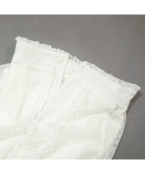 flower(フラワー)の「グレイスレースパンツ(その他パンツ・レディース・ホワイト/ブラウン・FREE)」の20枚目の写真