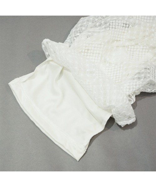 flower(フラワー)の「グレイスレースパンツ(その他パンツ・レディース・ホワイト/ブラウン・FREE)」の14枚目の写真