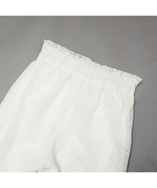 flower(フラワー)の「グレイスレースパンツ(その他パンツ・レディース・ホワイト/ブラウン・FREE)」の10枚目の写真