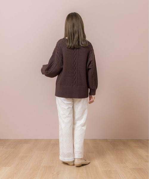 flower(フラワー)の「グレイスレースパンツ(その他パンツ・レディース・ホワイト/ブラウン・FREE)」の22枚目の写真