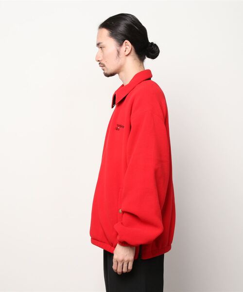 Hombre Nino（オンブレニーニョ）の「Hombre nino FLEECE JACKET (HN0212-JK0005)（ブルゾン・メンズ・ブラック/レッド・MEDIUM/LARGE）」の5枚目の写真