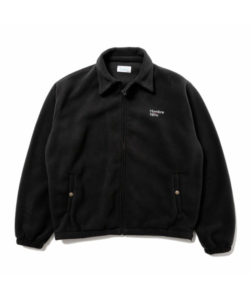 Hombre Nino（オンブレニーニョ）の「Hombre nino FLEECE JACKET (HN0212-JK0005)（ブルゾン・メンズ・ブラック/レッド・MEDIUM/LARGE）」の2枚目の写真