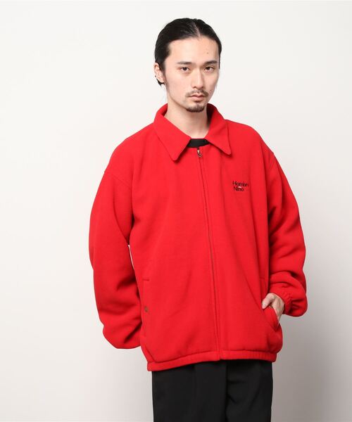 Hombre Nino（オンブレニーニョ）の「Hombre nino FLEECE JACKET (HN0212-JK0005)（ブルゾン・メンズ・ブラック/レッド・MEDIUM/LARGE）」の10枚目の写真