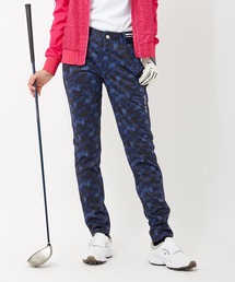 【FILA GOLF/フィラゴルフ】迷彩柄 ストレッチ ロングパンツ/防風/保温