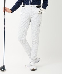 【FILA GOLF/フィラゴルフ】迷彩柄 ストレッチ ロングパンツ/防風/保温