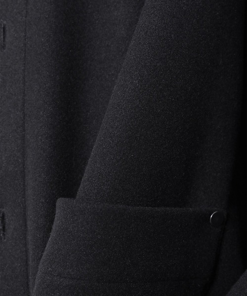 HARE(ハレ)の「ウーリーテックオーバーサイズシャツ(HARE)(シャツ/ブラウス・メンズ・オフホワイト/ブラック/ブラウン/サンドベージュ・SMALL/MEDIUM)」の13枚目の写真