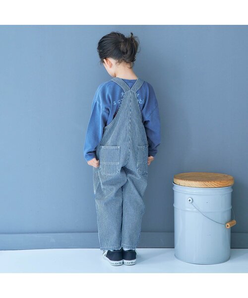 BREEZE（ブリーズ）の「WEB限定 製品染めビックロゴロンＴシャツ（Tシャツ/カットソー・キッズ・チャコール/アイボリー/ピンク/イエロー/ブルー/グリーン・110/140/80/90/100/130/120）」の8枚目の写真