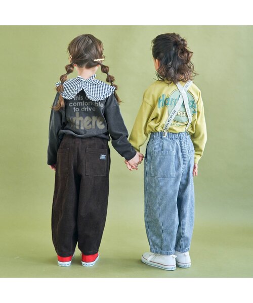 BREEZE（ブリーズ）の「WEB限定 製品染めビックロゴロンＴシャツ（Tシャツ/カットソー・キッズ・チャコール/アイボリー/ピンク/イエロー/ブルー/グリーン・110/140/80/90/100/130/120）」の16枚目の写真