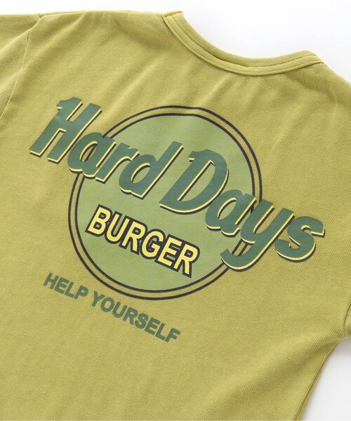 BREEZE（ブリーズ）の「WEB限定 製品染めビックロゴロンＴシャツ（Tシャツ/カットソー・キッズ・チャコール/アイボリー/ピンク/イエロー/ブルー/グリーン・110/140/80/90/100/130/120）」の21枚目の写真