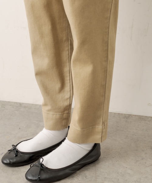 PUAL CE CIN（ピュアルセシン）の「綿麻ストレッチテーパードパンツ（その他パンツ・レディース・アイボリー/ブラック/グレー/ベージュ・FREE）」の16枚目の写真