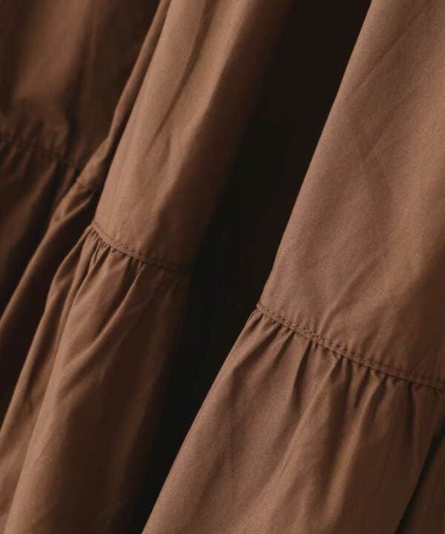 N.（N. Natural Beauty Basic）（エヌエヌナチュラルビューティーベーシック）の「ティアード長袖ワンピース（ワンピース・レディース・ブラック/イエロー/ブルー/ブラウン・MEDIUM）」の13枚目の写真