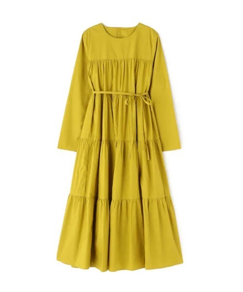 N.（N. Natural Beauty Basic）（エヌエヌナチュラルビューティーベーシック）の「ティアード長袖ワンピース（ワンピース・レディース・ブラック/イエロー/ブルー/ブラウン・MEDIUM）」の16枚目の写真