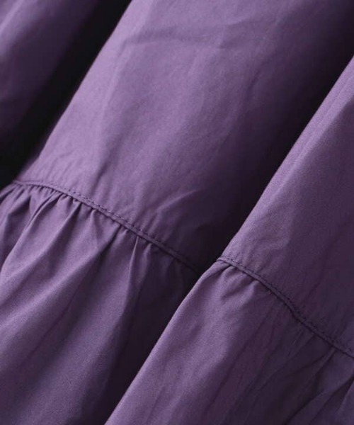 N.（N. Natural Beauty Basic）（エヌエヌナチュラルビューティーベーシック）の「ティアード長袖ワンピース（ワンピース・レディース・ブラック/イエロー/ブルー/ブラウン・MEDIUM）」の21枚目の写真