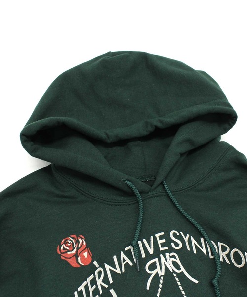 RNA（アールエヌエー）の「M1791 ガレージボクサープリントパーカー（パーカー・レディース・ブラック/モスグリーン/ラベンダー・MEDIUM）」の11枚目の写真
