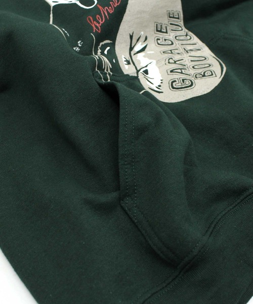 RNA（アールエヌエー）の「M1791 ガレージボクサープリントパーカー（パーカー・レディース・ブラック/モスグリーン/ラベンダー・MEDIUM）」の13枚目の写真