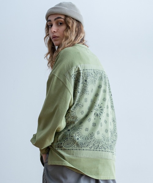 HAV-A-HANK（ハバハンク ）の「Universal Style Wear×HAV-A-HANK ハバハンク ロンT（Tシャツ/カットソー・メンズ・グレー/ホワイト/ワイン/ブラック/バーガンディー/カーキ・X-LARGE/MEDIUM/LARGE）」の11枚目の写真