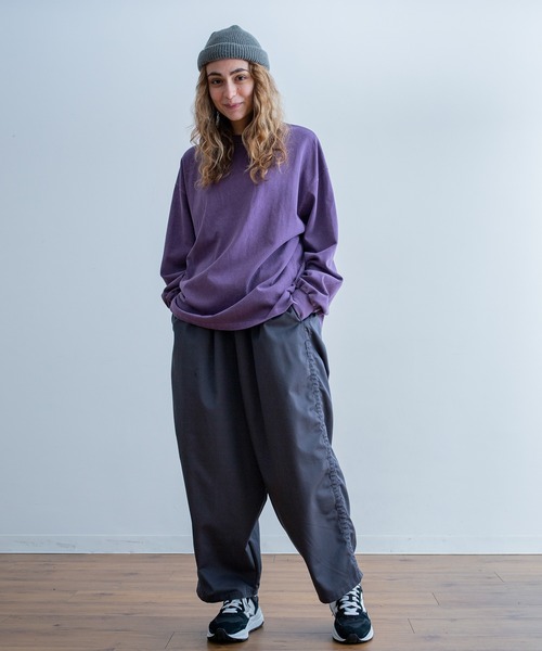 HAV-A-HANK（ハバハンク ）の「Universal Style Wear×HAV-A-HANK ハバハンク ロンT（Tシャツ/カットソー・メンズ・グレー/ホワイト/ワイン/ブラック/バーガンディー/カーキ・X-LARGE/MEDIUM/LARGE）」の14枚目の写真