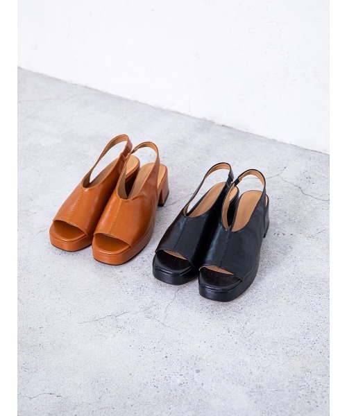 Ayla（アイラ）の「platform sandals（サンダル・レディース・ブラウン/ブラック・23/23.5/24/24.5/25）」の16枚目の写真