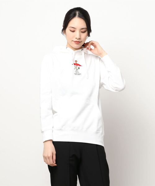 SNOOPY×OLD BETTY'S(スヌーピーカケルオールドベティーズ)の「SNP Embroidery Sweat Parka(パーカー・レディース・ブラック系その他/グレー/ホワイト/ブラック/グレー系その他/グレー系その他2/ホワイト系その他/ブラック系その他2/ホワイト系その他2/ブラック系その他3/グレー系その他4/グレー系その他3/ホワイト系その他3/ブラック系その他4/ホワイト系その他4/グレー系その他5/ホワイト系その他5/ブラック系その他5・M/S)」の3枚目の写真