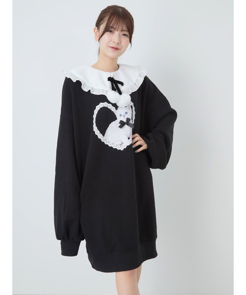 Ank Rouge（アンクルージュ）の「ハートねこちゃんプルオーバー